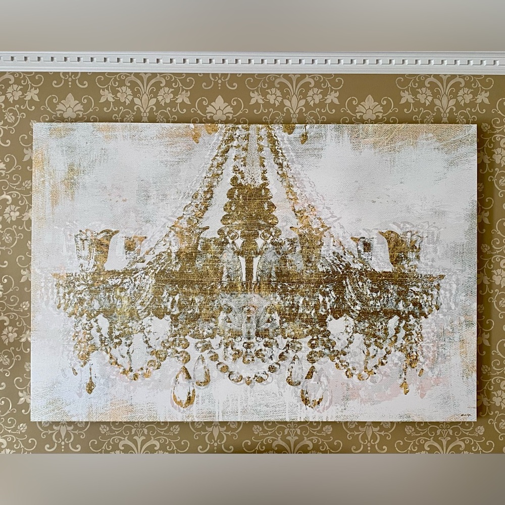 Gorgeous Chandelier Graphic Art Print on Wrapped Canvas ✨NEW✨